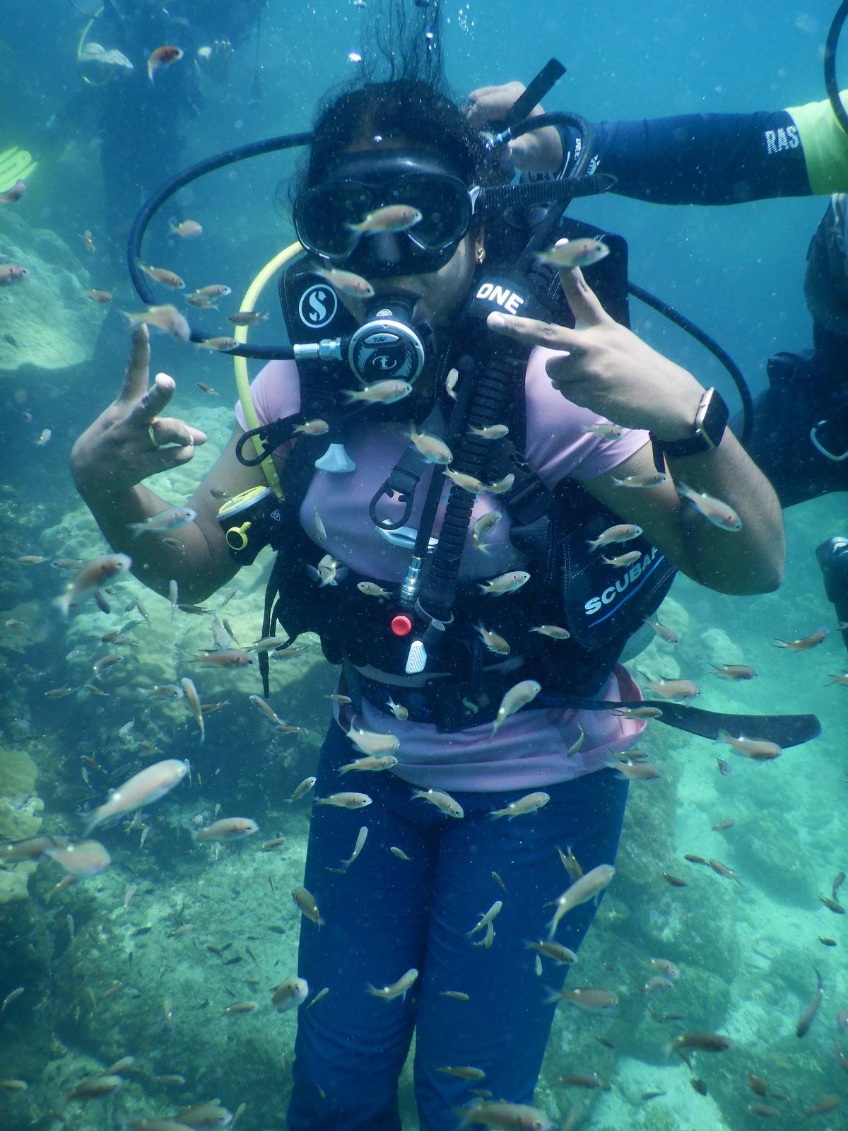 Diver at Netrani Island